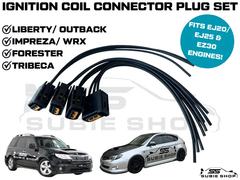 Ignition Coil Connector Plug Set For Subaru Impreza Wrx Forester Liberty Outback 1