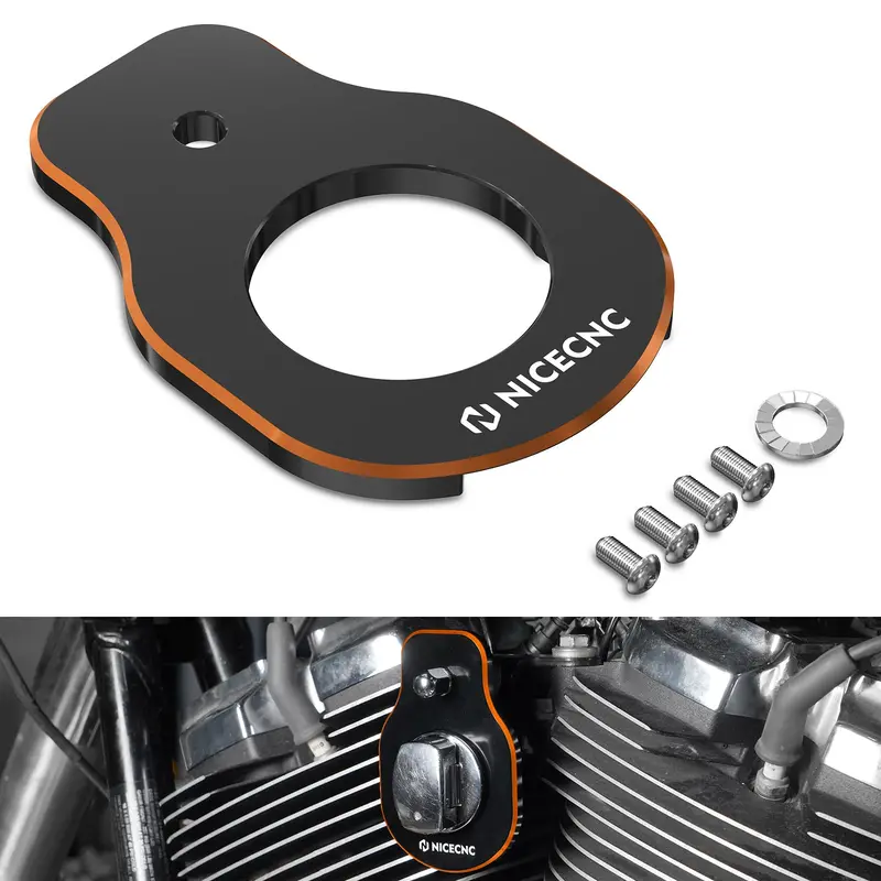 Ignition Key Switch Relocation Mount Bracket For Harley Road King Street Glide Ultra Limited 1