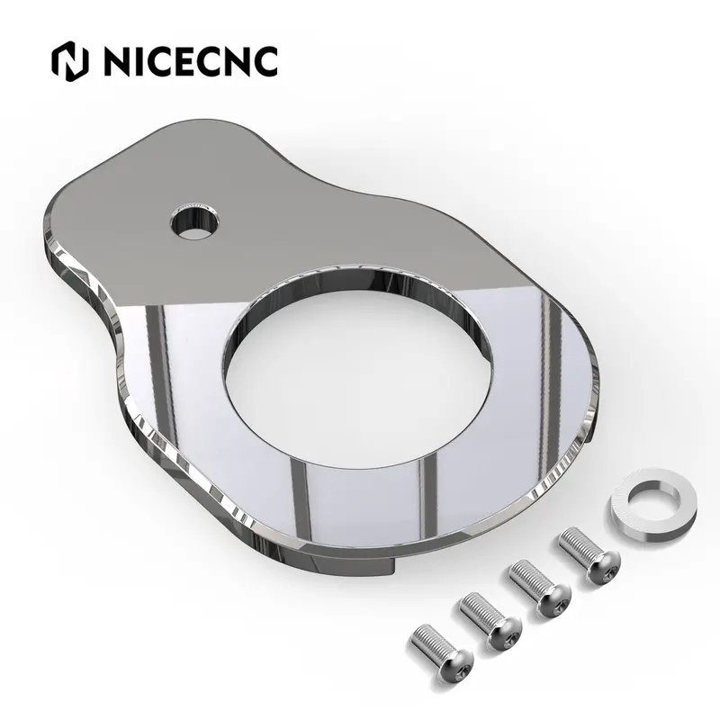 Ignition Key Switch Relocation Mount Bracket For Harley Road King Street Glide Ultra Limited 4