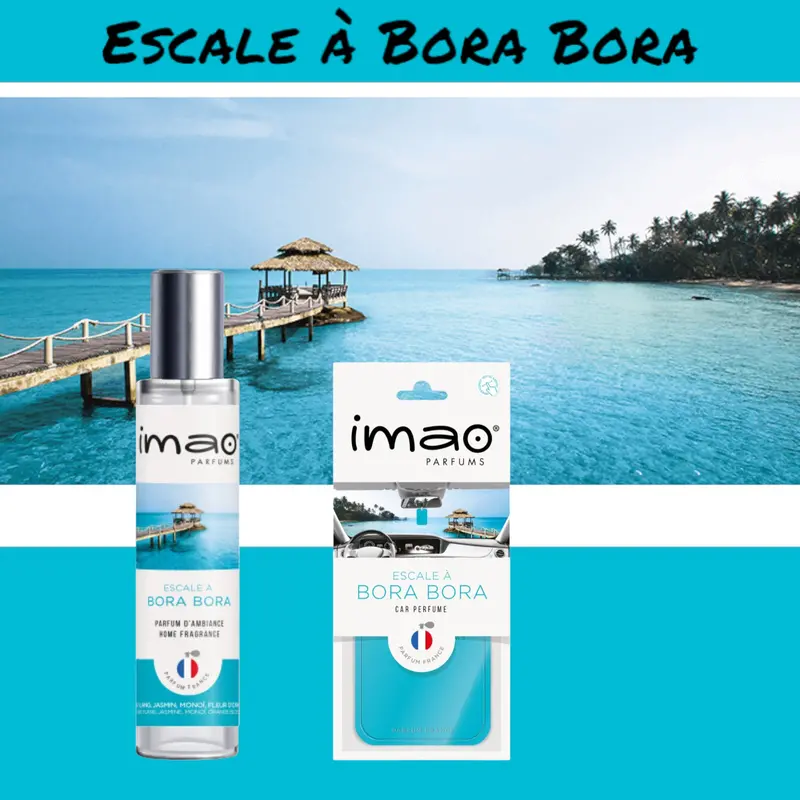 Imao Bora-Bora <Br> Air Freshener <Br> Card + Spray 1