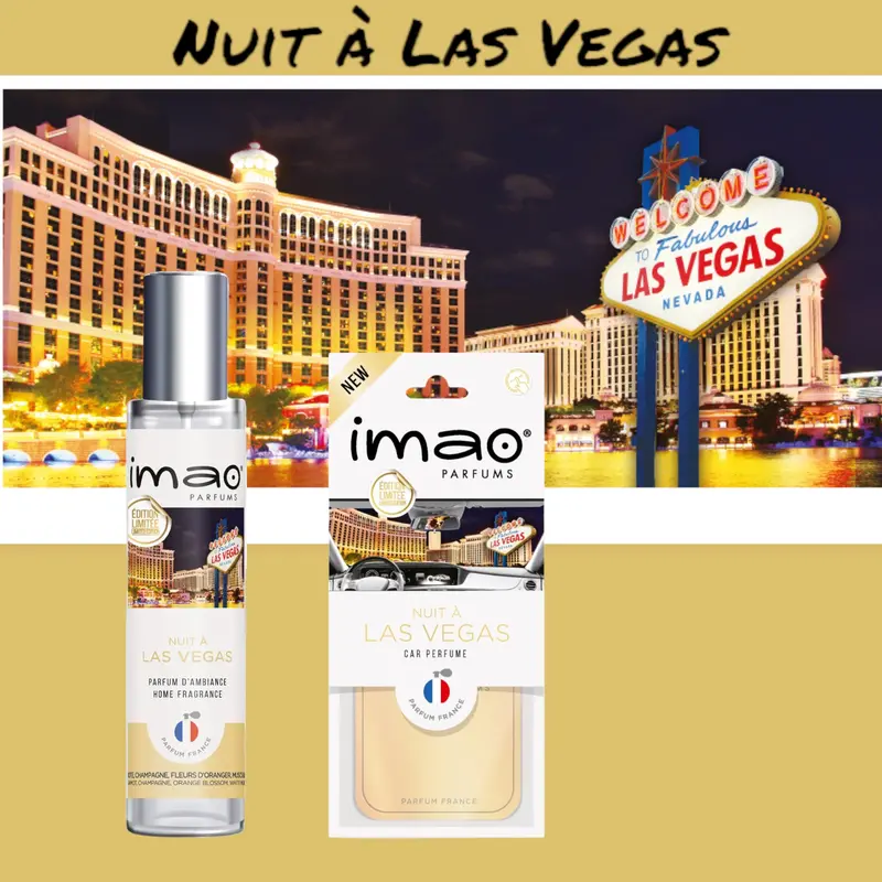 Imao Las Vegas <Br> Air Freshener <Br> Card + Spray 1