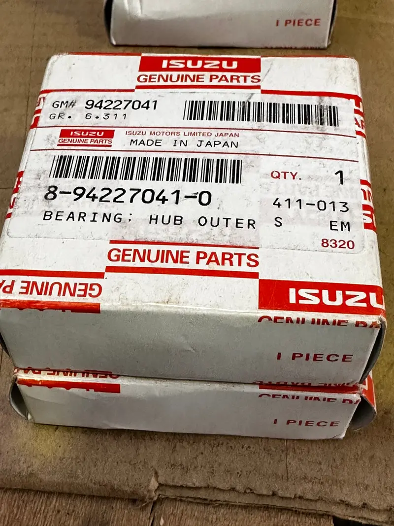 Isuzu 8942270410 Genuine Bearing, Front Hub, Outer 1