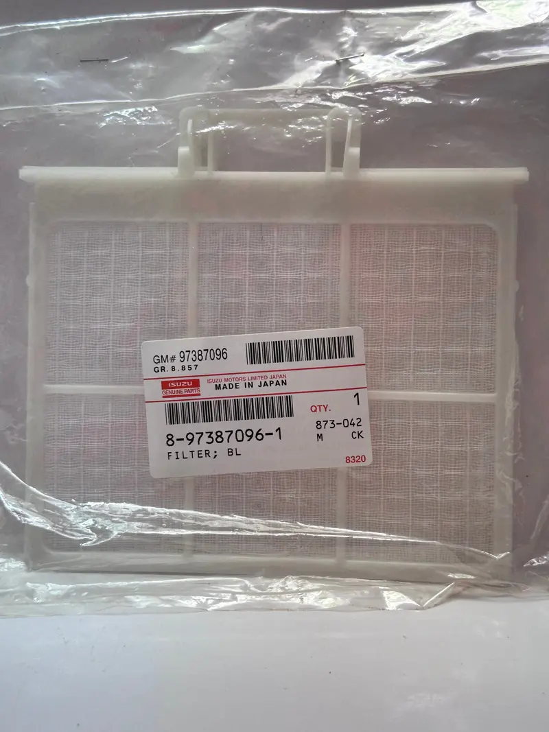 Isuzu 8973870961 Filter, Blower 97387096 1