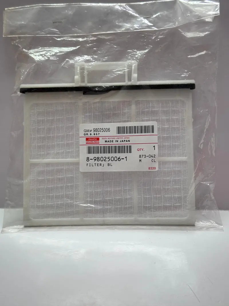 Isuzu 8980250061 Filter, Blower 98025006 1