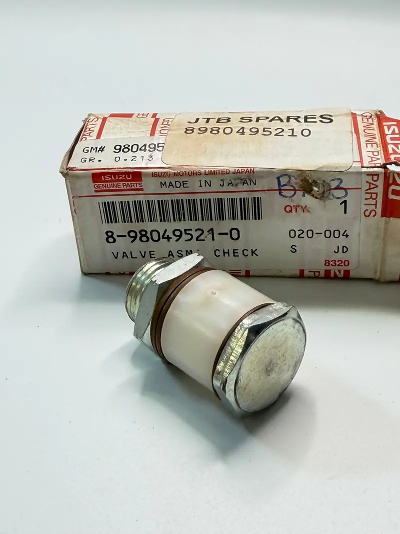 Isuzu 8980495210 Valve, Asm, Check For N-Series Trucks 1