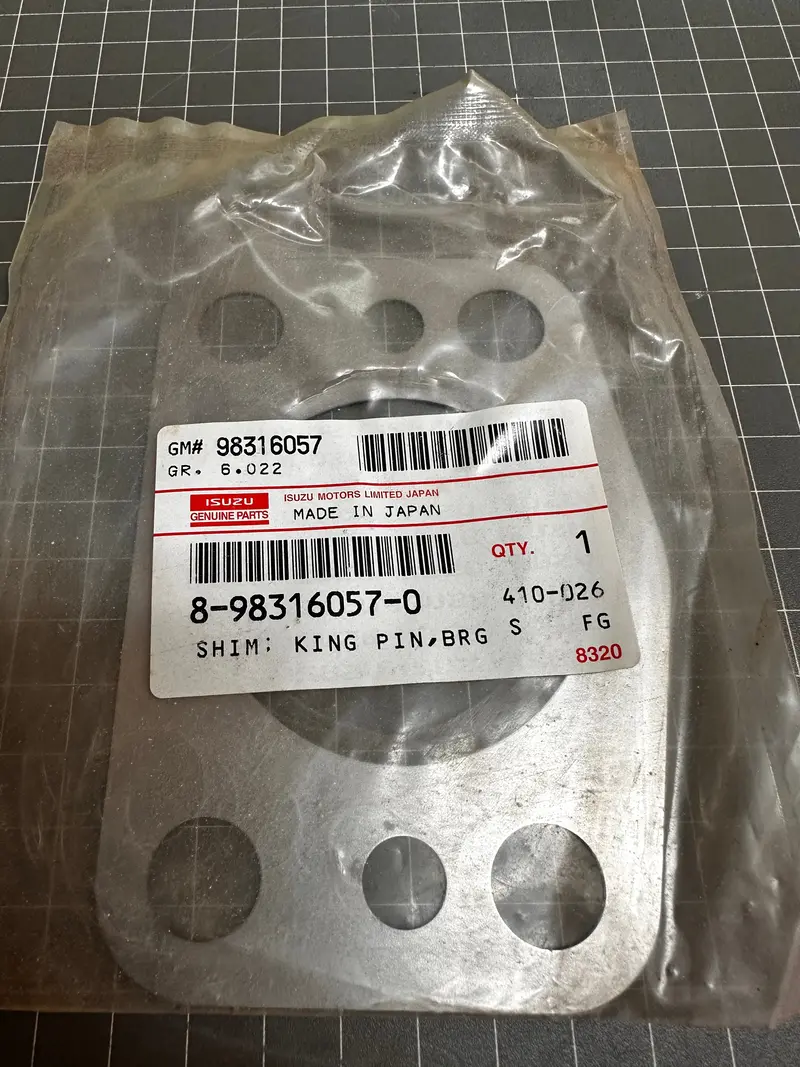 Isuzu 8983160570 Shim, King Pin 1