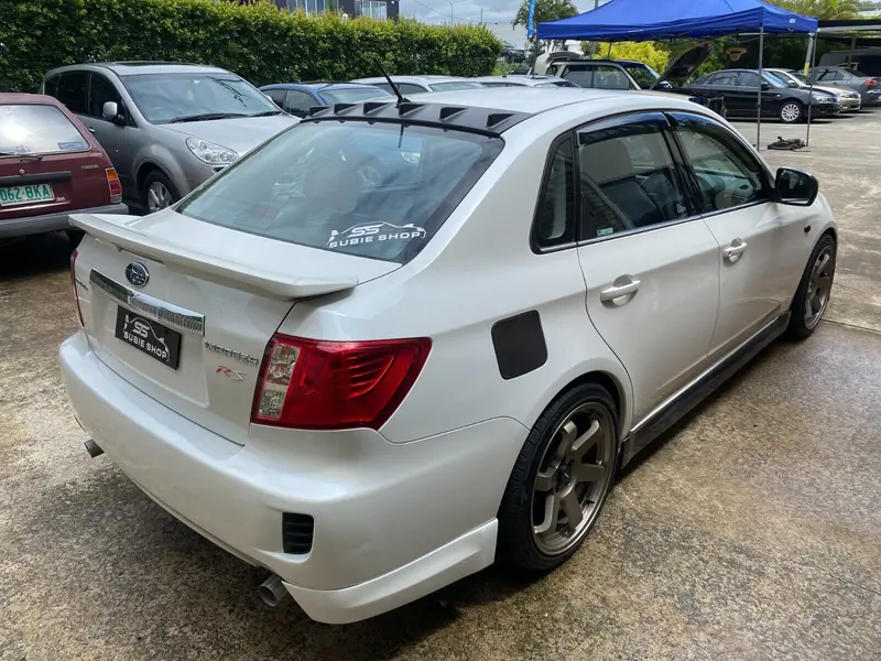 Jdm Pp Plastic Rear Roof Spoiler Vortex Generator For 08 - 14 Subaru Rs Wrx Sti 2