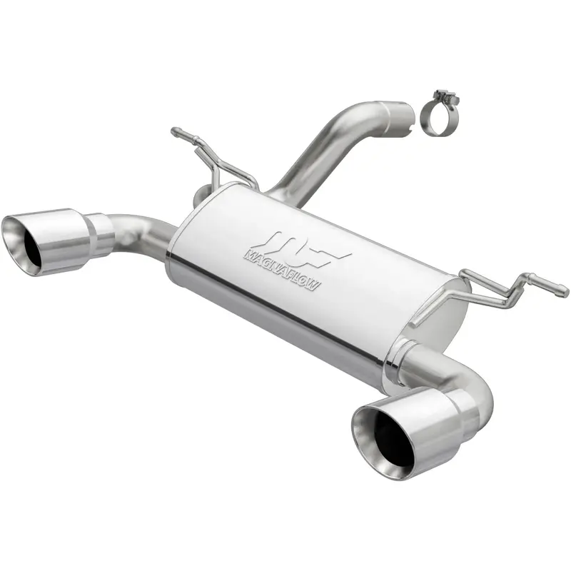 Jeep Wrangler Rubicon With 2.0L Turbo Magnaflow Axle Back Chrome 1