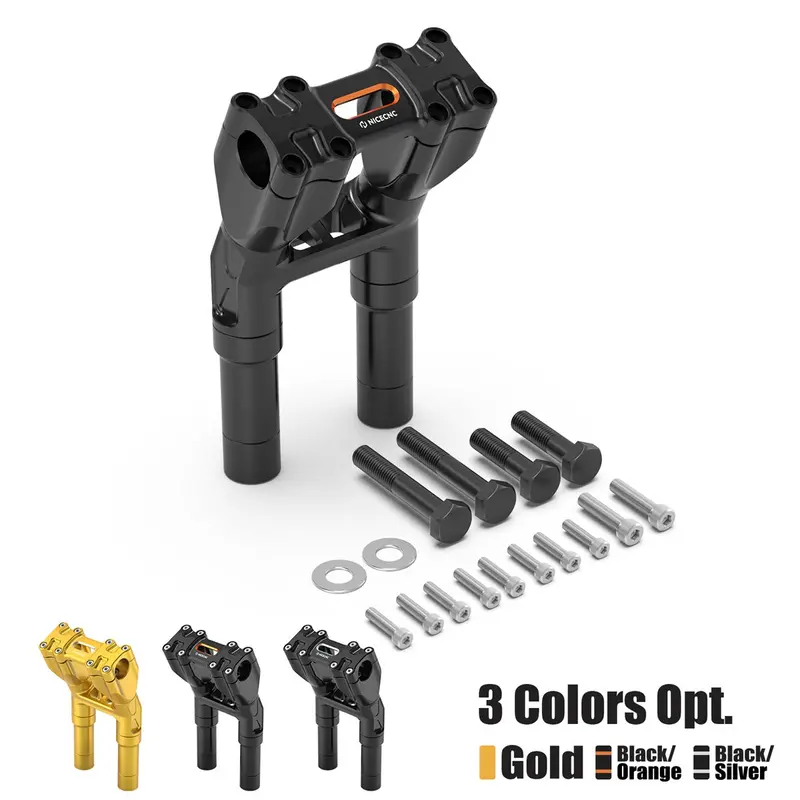 Kickback 1-1/8" Handlebar Riser For Harley Softail Slim Deluxe Heritage Classic Fat Boy 1