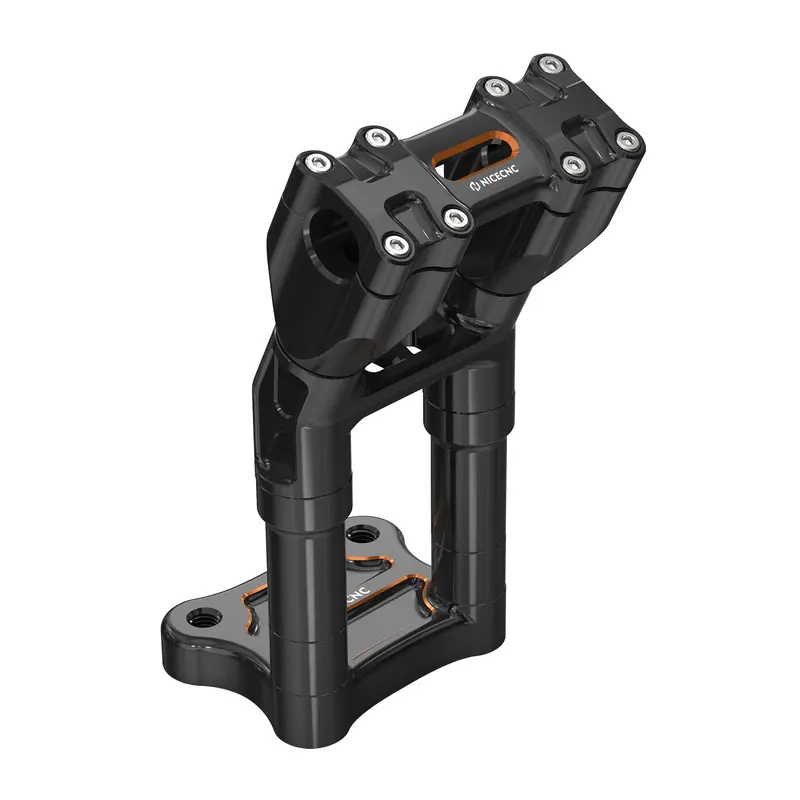 Kickback Handlebar Riser Kit For Harley Street Electra Tri Glide Ultra Limited 1-1/8" Bar 1