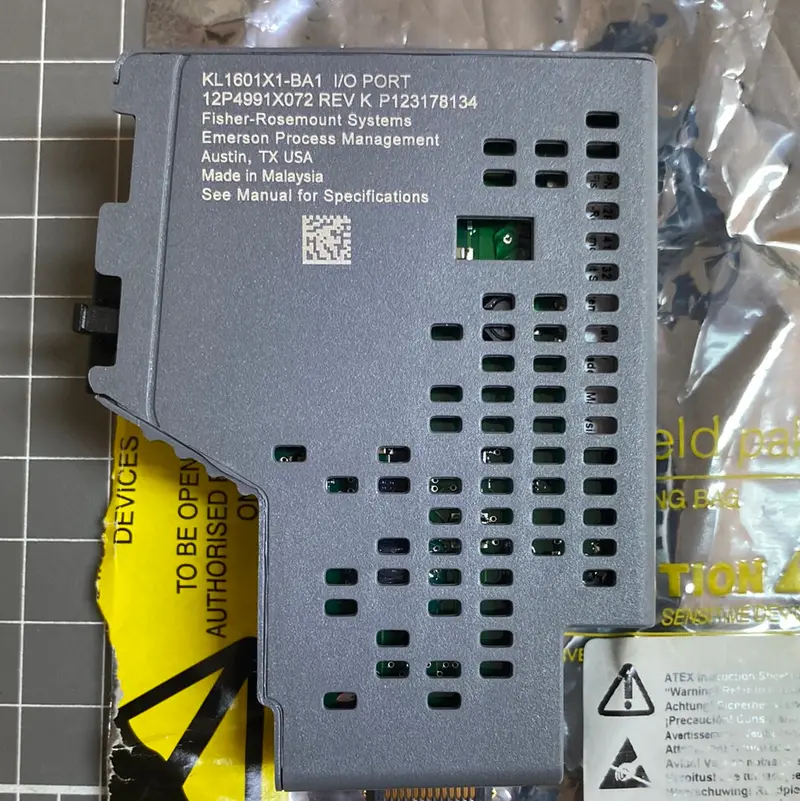 Kl1601x1-Ba1 / 12P4991x072 Deltav Charm I/O Port Switch Module Copper 1