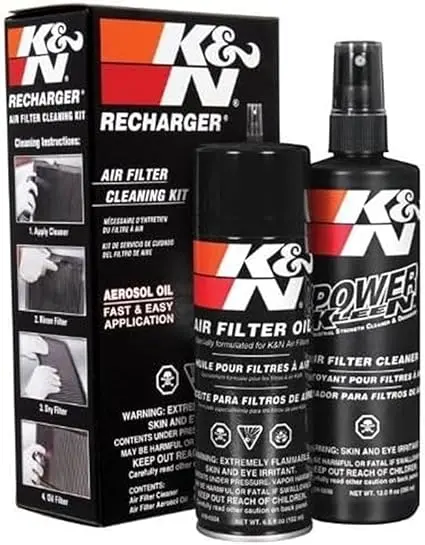 K&N Air Filter Cleaning Kit 2
