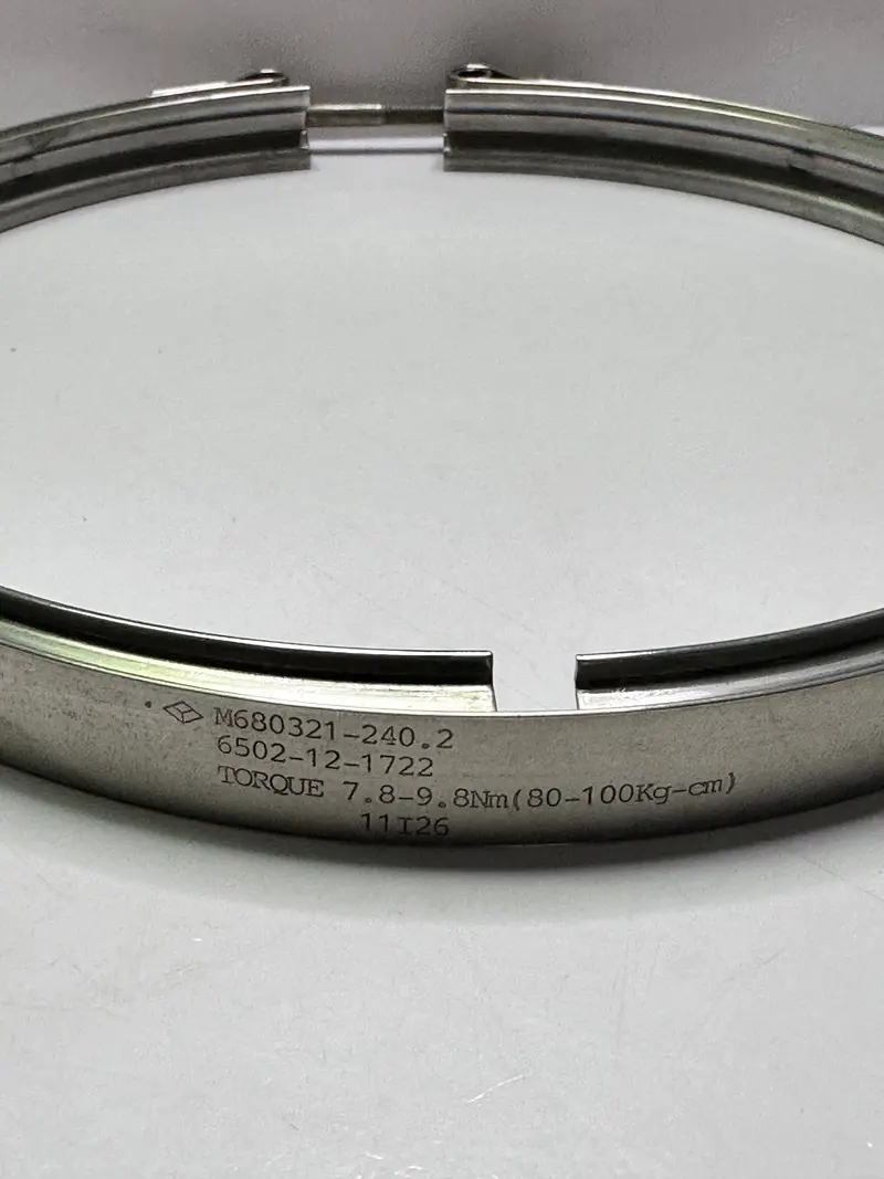 Komatsu 6502-12-1722 V-Band Assembly 2