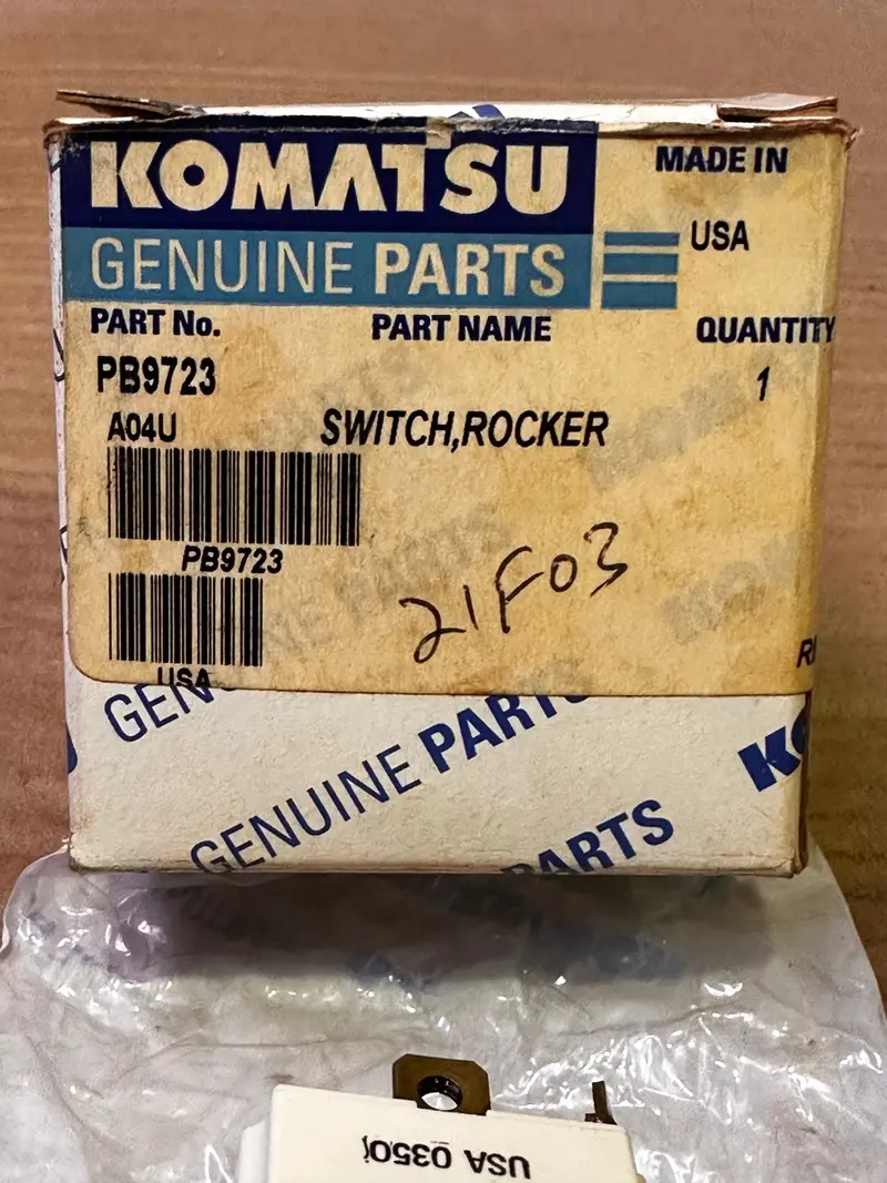 Komatsu Pb9723 Rocker Switch 1