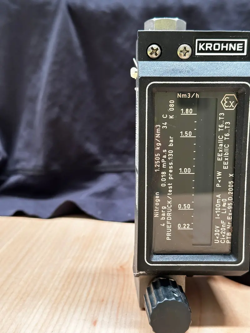 Krohne Dk37 E-Eex Variable Area Flowmeter For Advanced Low Liquid And Gas Flows 1