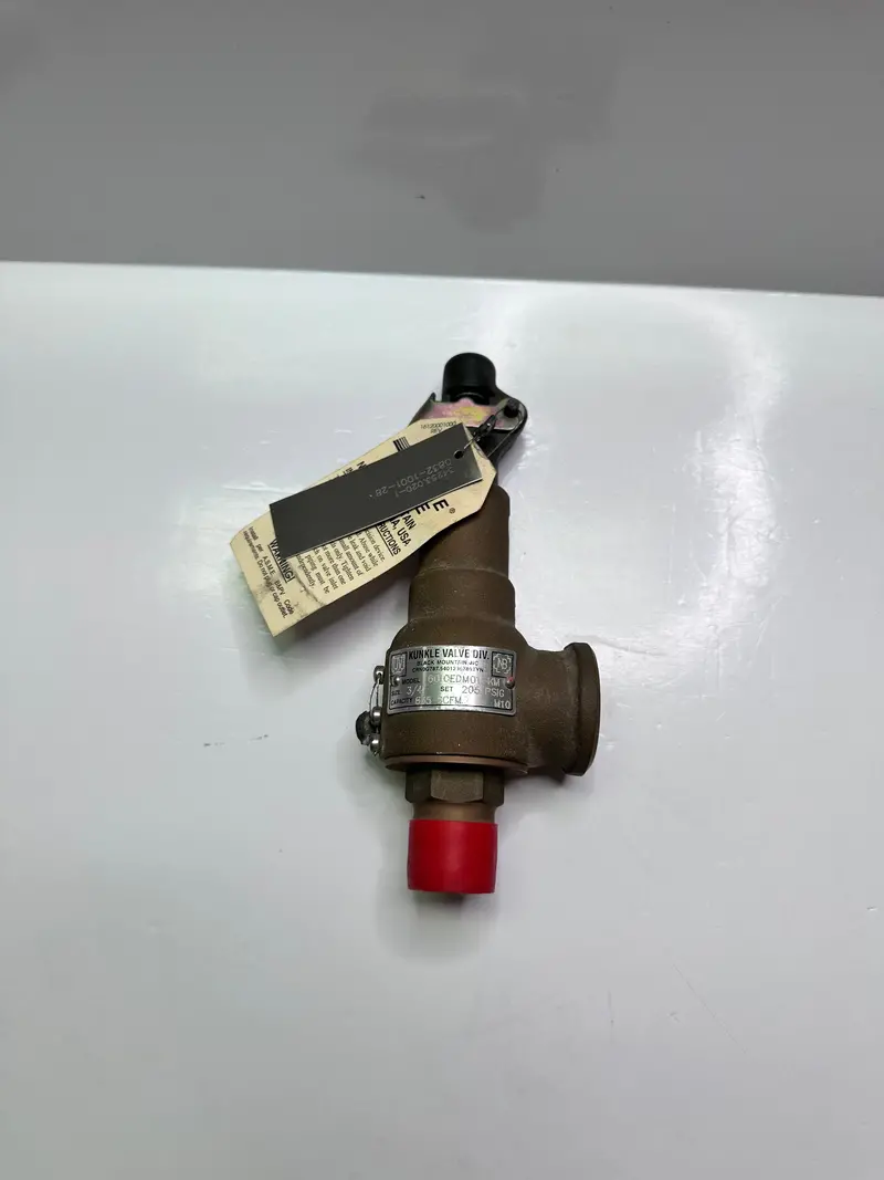 Kunkle 6010Edm01-Km Relief Valve 3/4" Set To 205Psi, 1413Kpa 1
