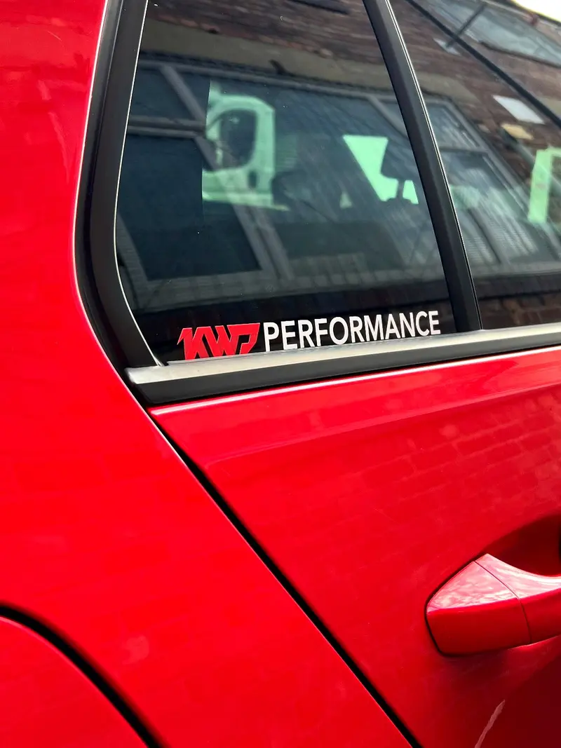 Kwj Performance Window Decal – Car Window Sticker 1