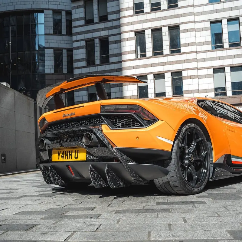 Lamborghini Huracan Performante Diffuser Extensions - Ct Design 1