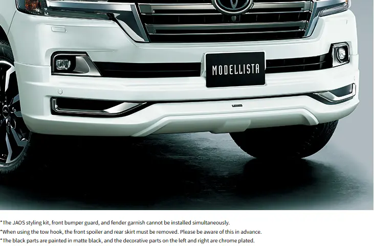 Land Cruiser Lc200(Urj202) Modellista Front Spoiler 1