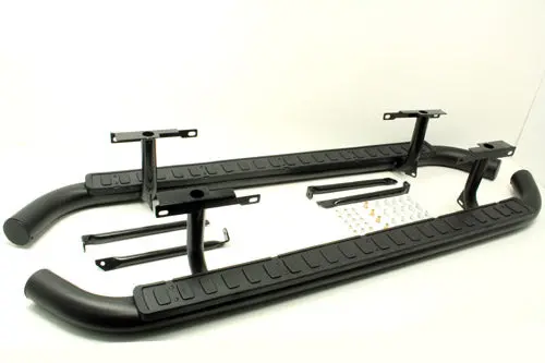 Land Rover Defender 110 Side Steps Oem Black Fire & Ice Style Lr008375b 1