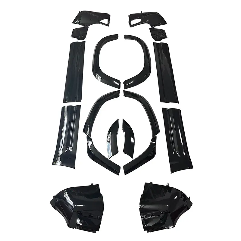 Land Rover Defender L663 110 Gloss Black Moulding Trim Pack 1
