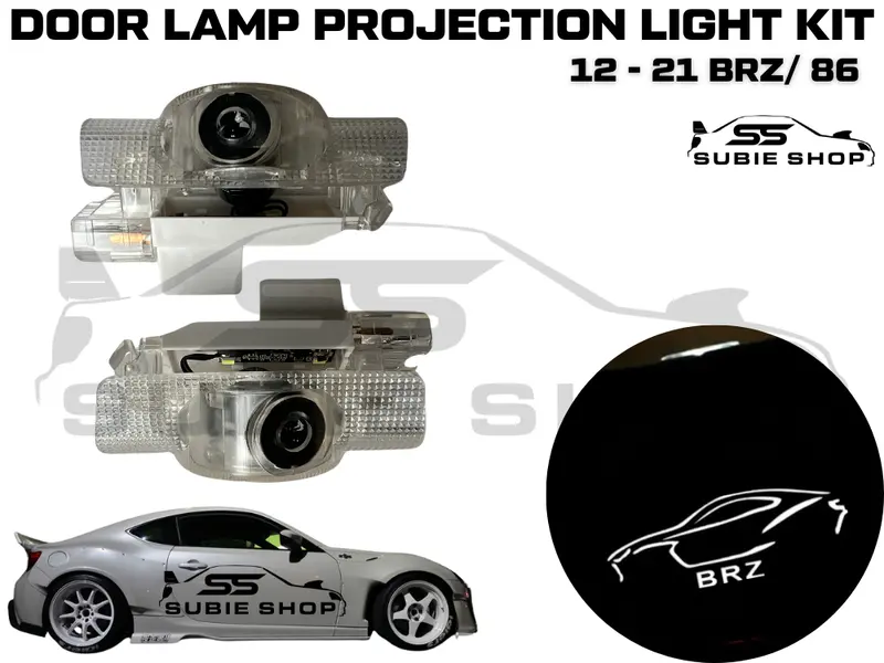 Led Logo Projection Door Lamp Courtesy Light Kit For 12 - 21 Subaru Brz Bodyline 1