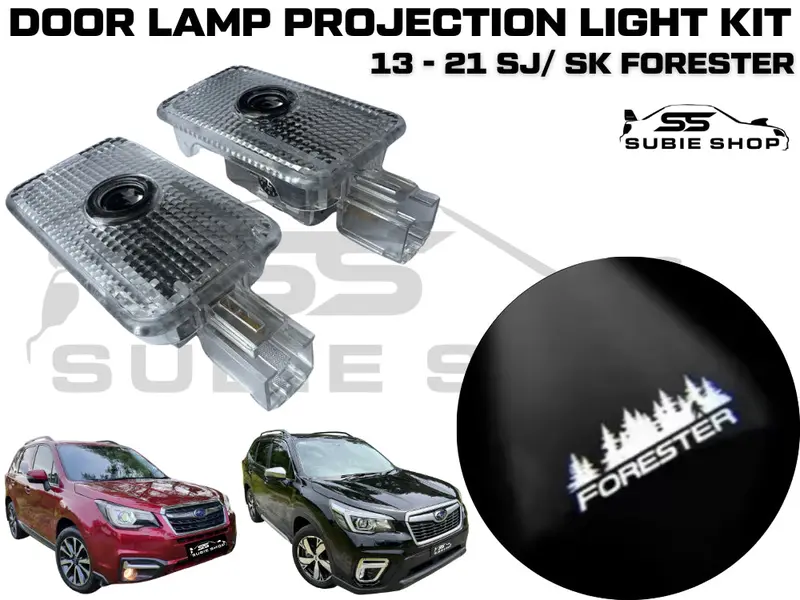 Led Logo Projection Door Lamp Courtesy Light Kit For 13 - 20 Sj / Sk Forester 1