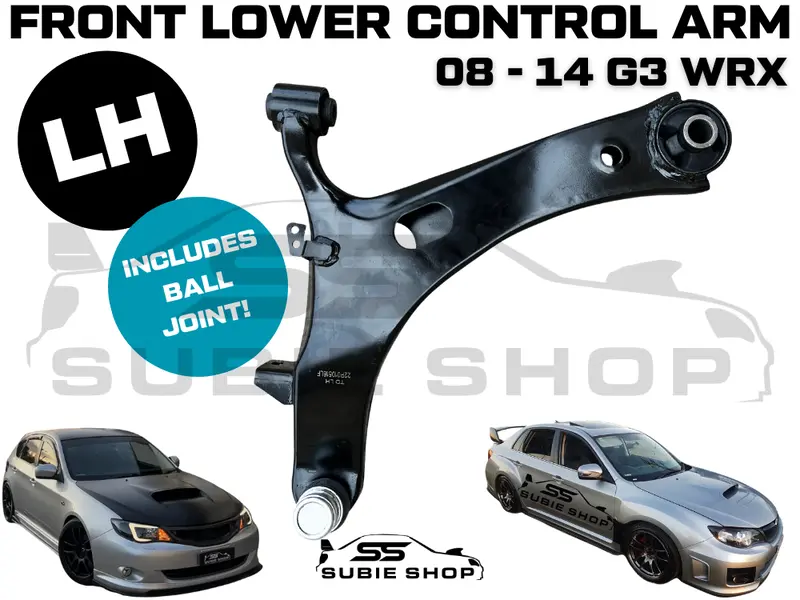 Left Passenger Front Lower Control Arm Bush For 08 - 14 Gh G3 Subaru Impreza Wrx 1
