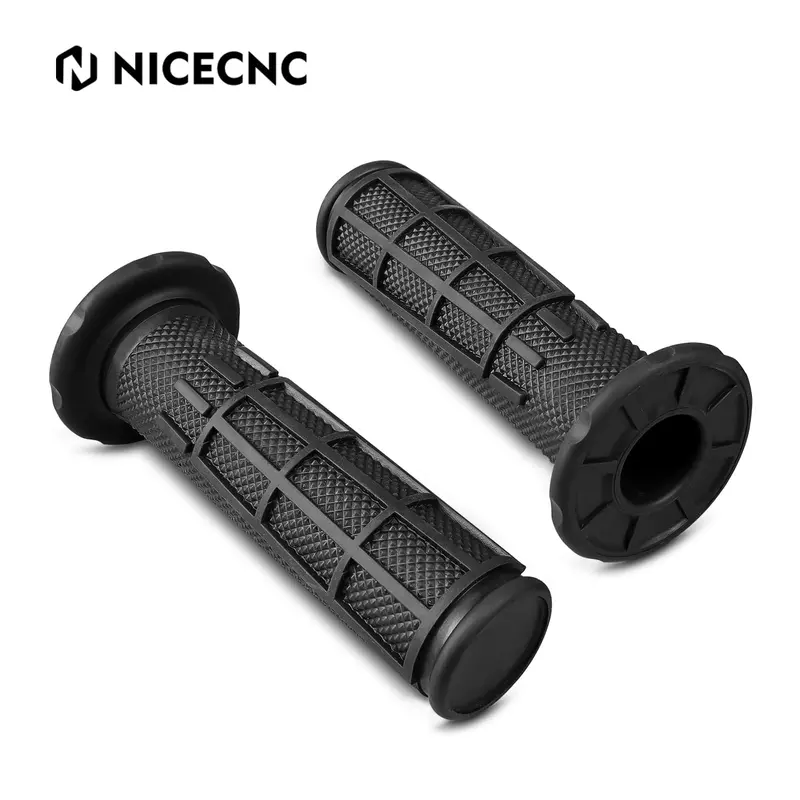 Left + Right 7/8" Handlebar Rubber Hand Grips For Yamaha Raptor 700 Polaris Sportsman 570 1