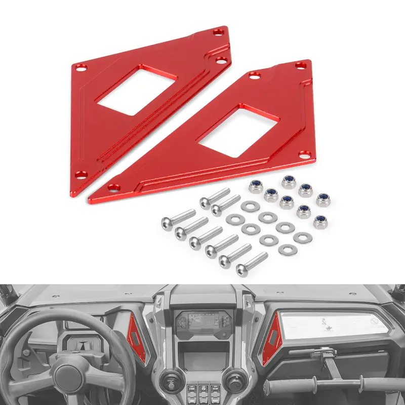 Left & Right Drivers Side Rocker Switch Panel Plate For Honda Talon 1000 R X X-4 1