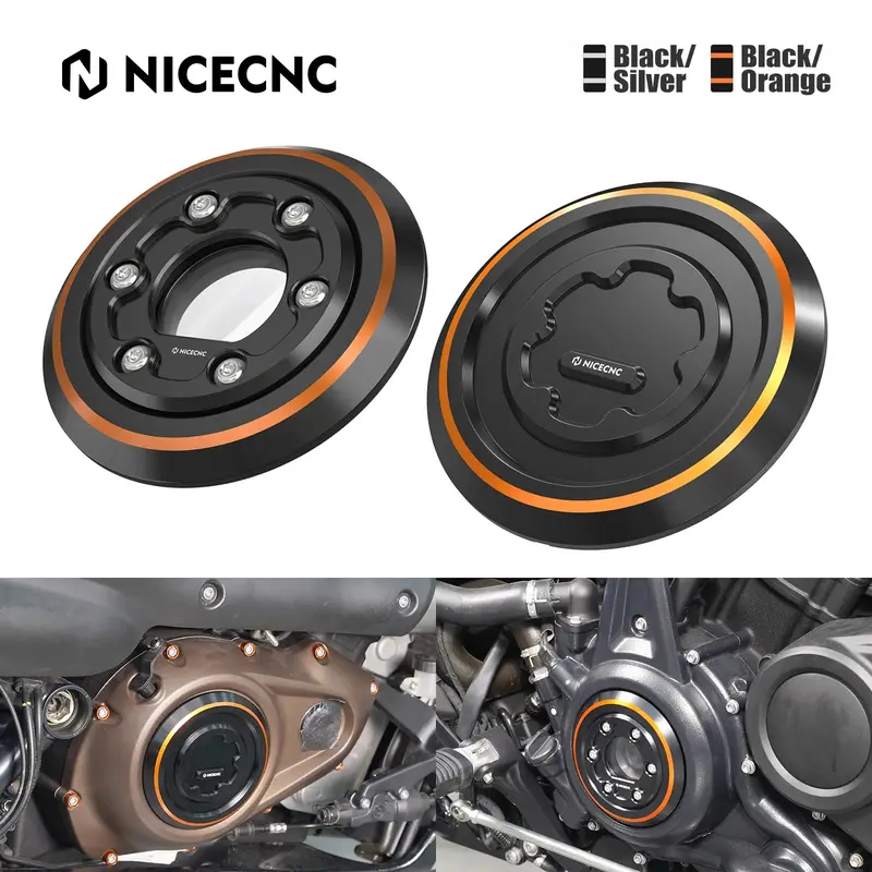 Left Transparent Alternator Plug Cover For Harley Sportster S Pan America 1250 Nightster 2