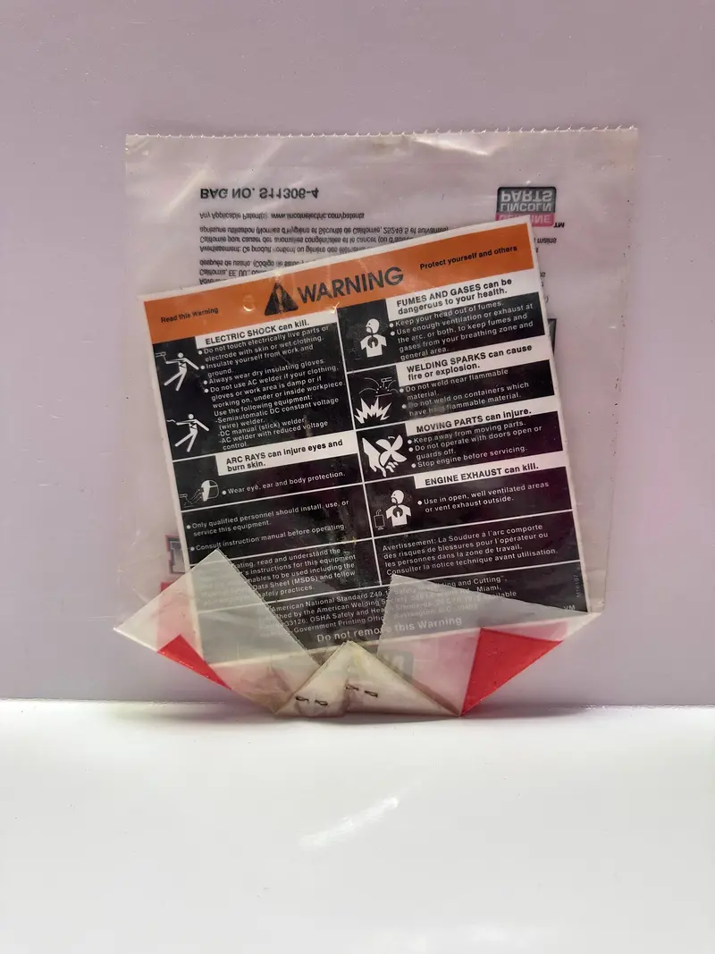 Lincoln M16197 Oem Gerneral Warning Decal/Sticker 1
