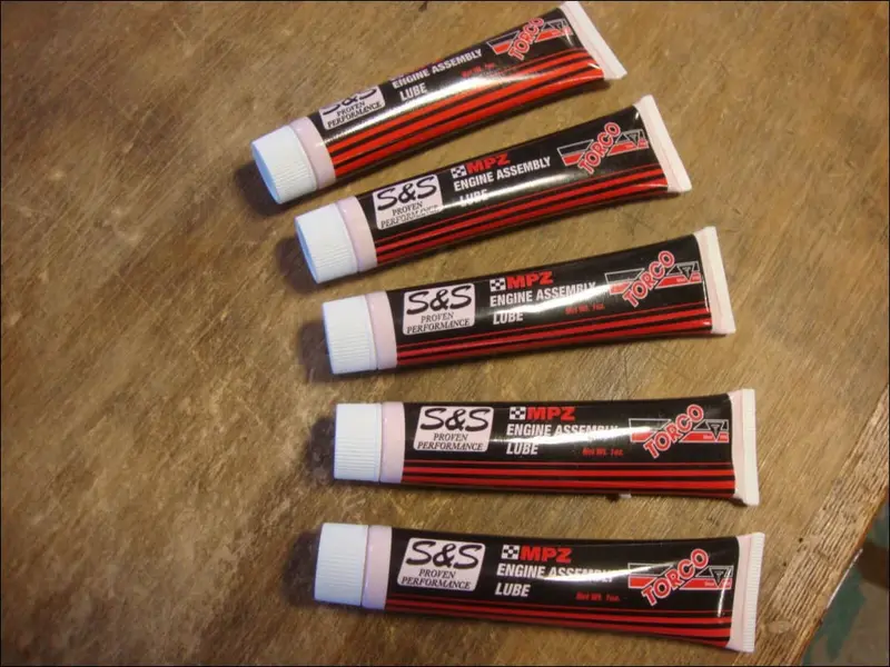 Lot 5 S&S Mpz Torco Engine Assembly Lube 1 Oz Red Big Dog Motorcycle Aih Harley 1