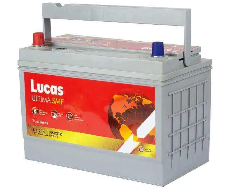 Lucas Ultima Smf Battery Nx120-7 1