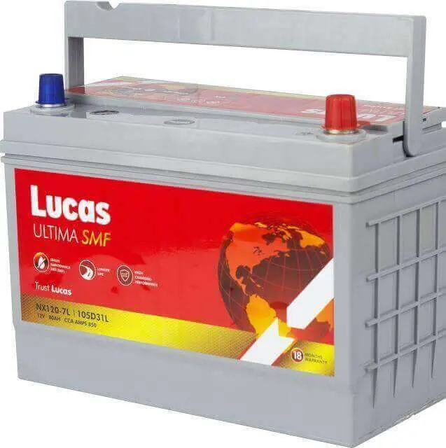 Lucas Ultima Smf Battery Nx120-7L 1