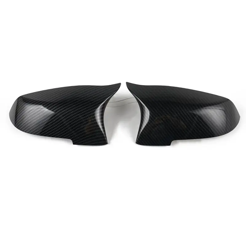 M-Style Carbon Fibre Look Mirror Caps Fit For Bmw 5 Series F10 Lci 1