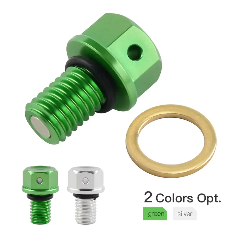 M10 Magnetic Oil Drain Plug For Kawasaki Kx85/100 Kx250f Kx65 Kx125 Kx450f Kx250 1