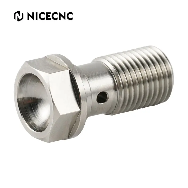 M10 X 1.0 Titanium Ti Banjo Bolt For Brembo Single Brake Line 1