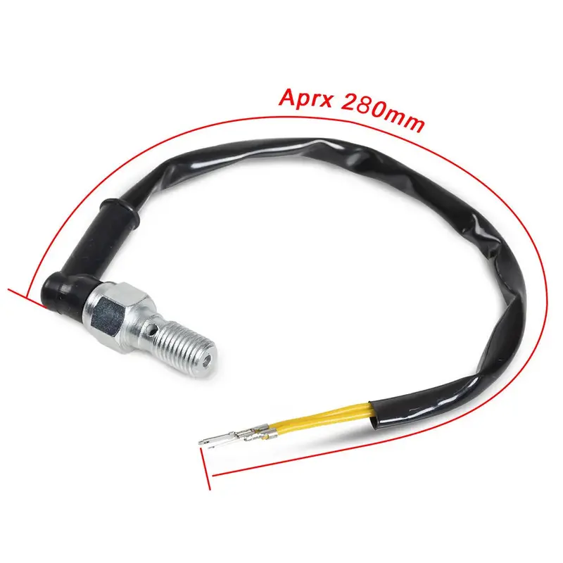 M10x1.25 Pitch Hydraulic Brake Light Switch Banjo Bolt For Atvs Sooters 2