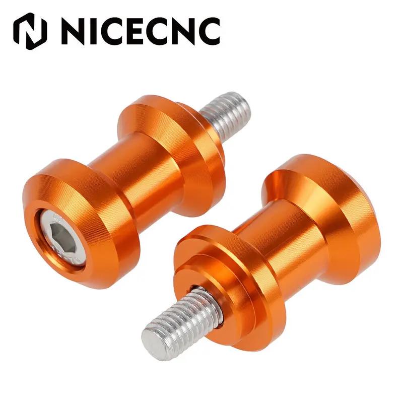 M10x1.25 Swingarm Spools Sliders For Ktm 690 Duke Kawasaki Ninja 650R 1