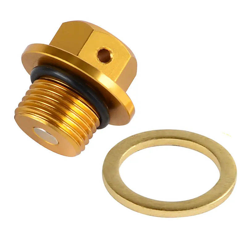 M14 Magnetic Oil Pan Drain Plug For Suzuki Gsx-R750 Gsx-R600 Gsx-S1000 V-Strom 1000 1