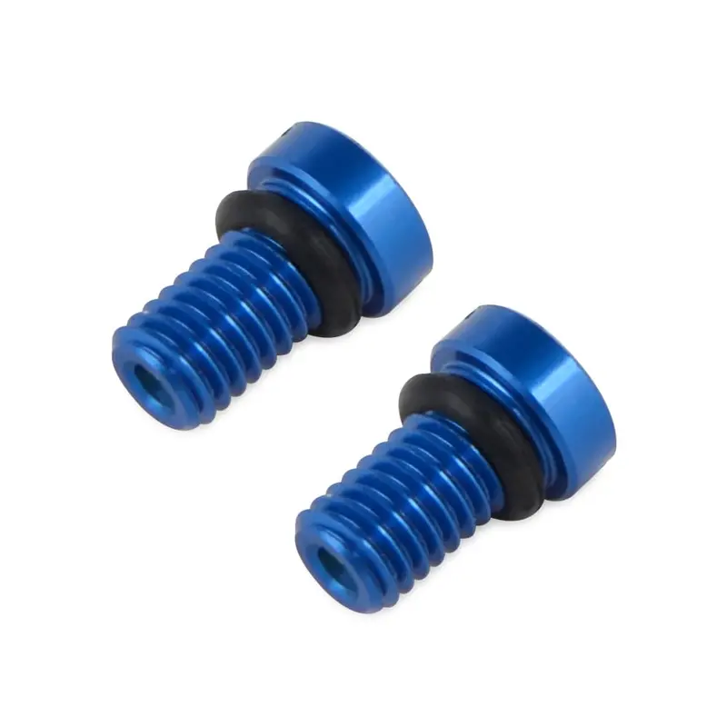 M5x0.8 Fork Air Valves Caps Screws For Yamaha Honda Kawasaki Suzuki 1