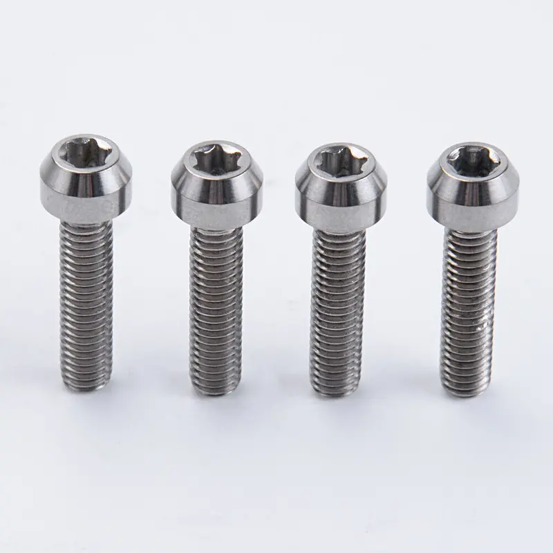 M6x25 Titanium Alloy Bolt Screw Set Universal For Motorcycles Handlebars Grips 3