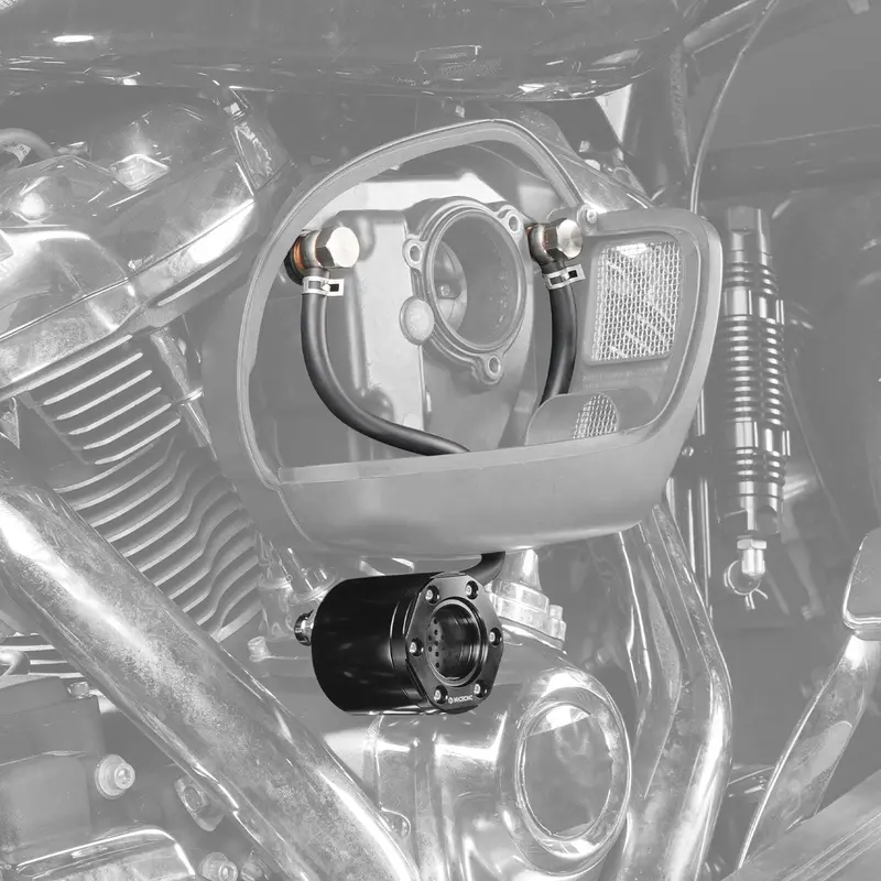 M8 Engine External Breather Kit For Harley Softail Street Bob Low Rider Fat Bob Boy 2