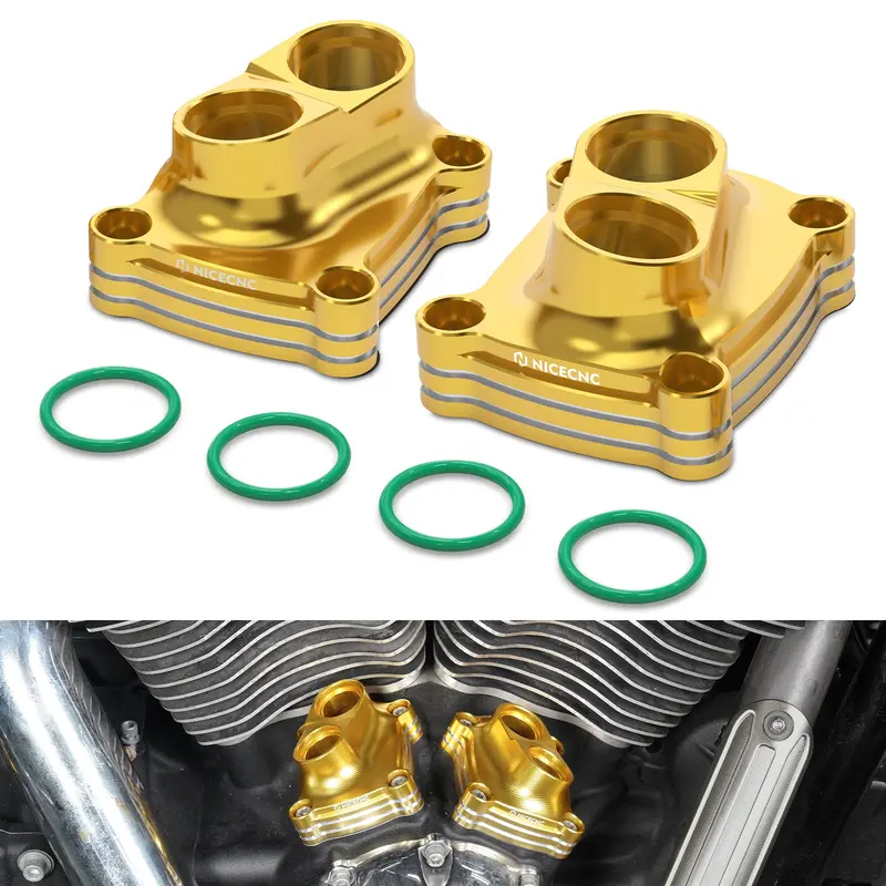M8 Engine Tappet Covers For Harley Softail Heritage Classic Fat Boy Street Bob Low Rider 1