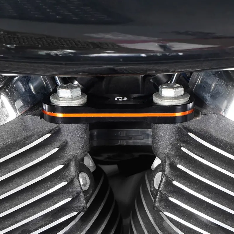 M8 Horn Relocation Bracket Plate Delete Kit For Harley Road King Electra Street Glide 2