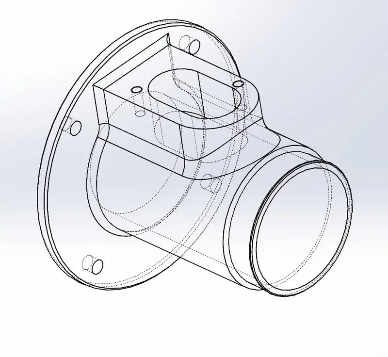 Maf Housing For Intake Kit <Br>Suzuki Swift Sport Zc33s <Br>2018-2020 1