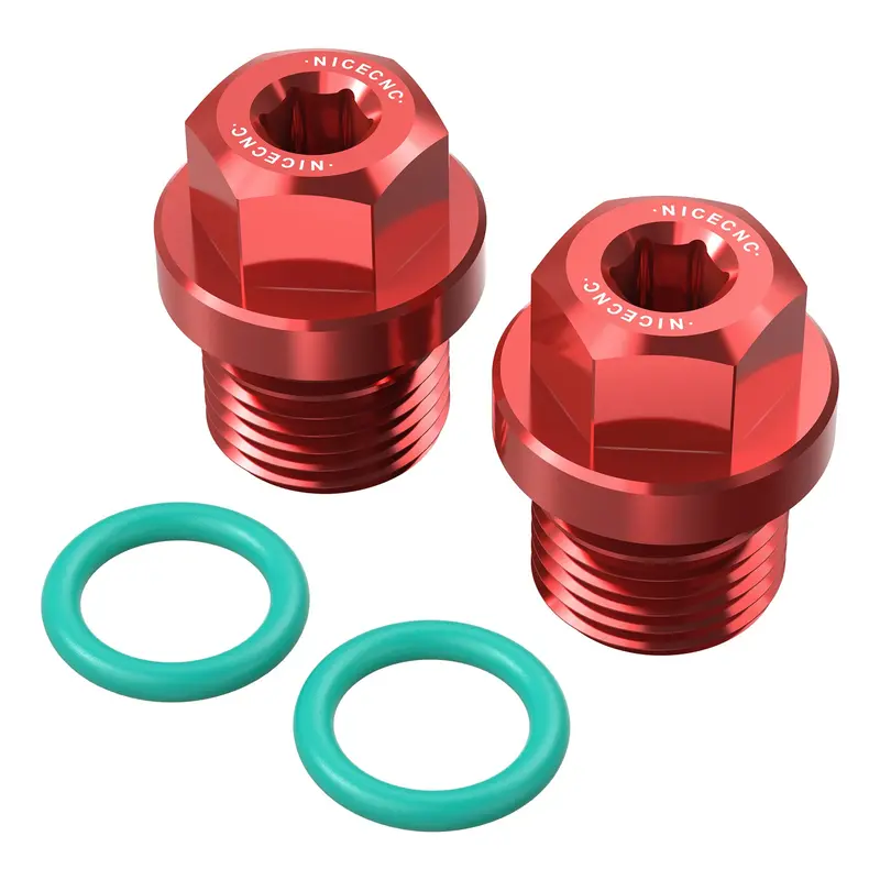 Magnetic Front Gearcase Differential Fill & Drain Plug Kit For Polaris Rzr Xp General 1000 1