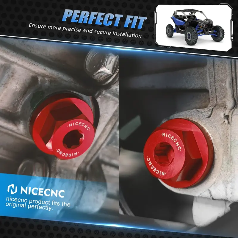 Magnetic Transmission Oil Fill & Drain Plug Kit For Polaris Rzr Xp 1000 General 1000 2