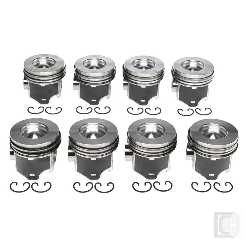 Mahle - Ford 6.0L Power Stroke Engine Piston Set (8)- 224-3902Wr.020 1